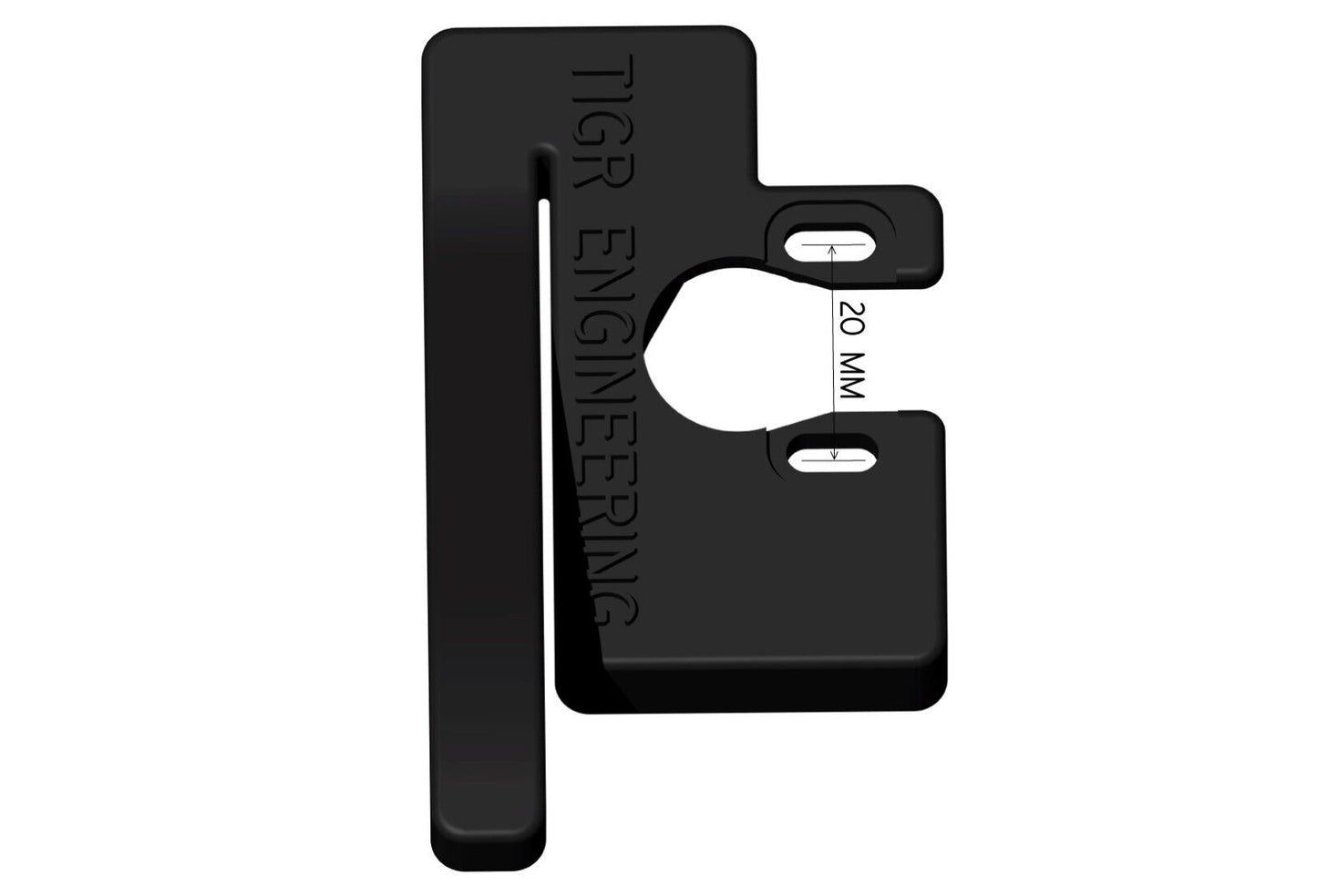 TIGR Lock Plus 3 Fenstersicherungen passend für Polyplastic (Griff ohne Knopf) links Scharnierseite