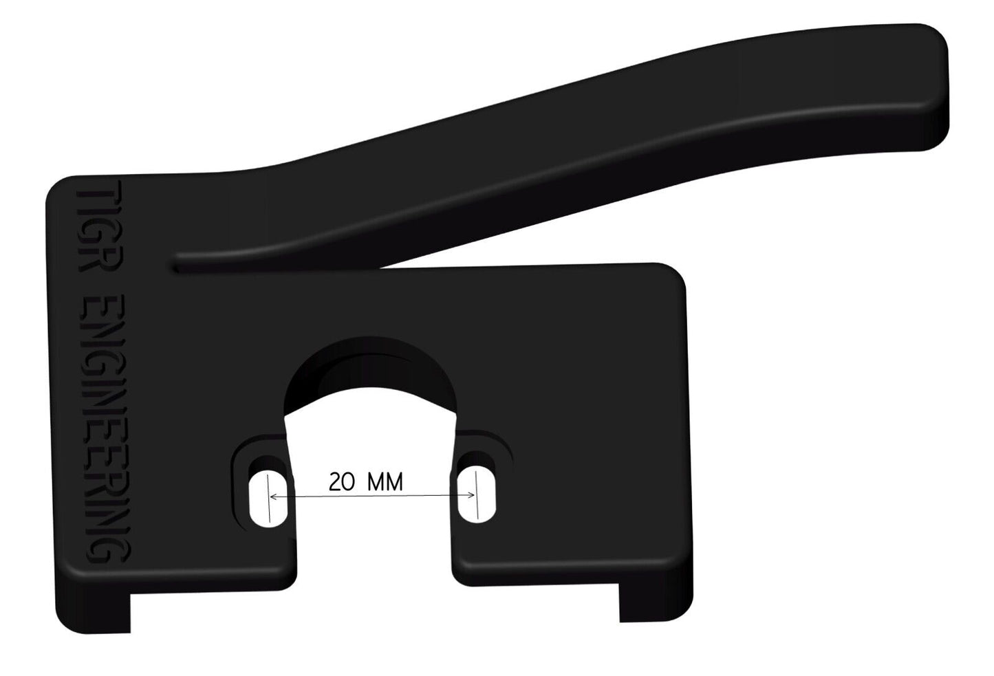 TIGR Lock Plus 3 Fenstersicherungen passend für Polyplastic (Griff ohne Knopf) rechts