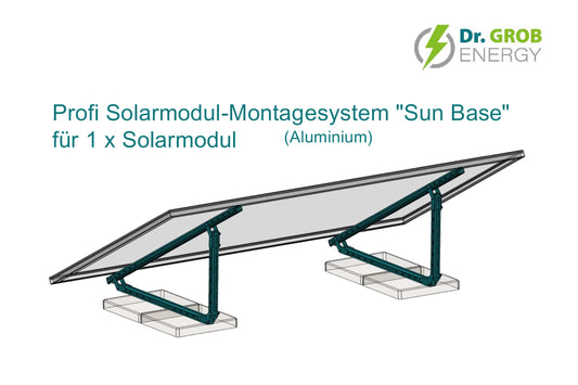 Profi Solarmodul-Montagesystem "Sun Base"